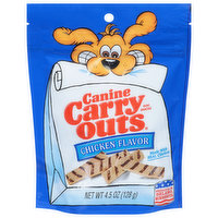 Canine Carry Outs Dog Snacks, Chicken Flavor - 4.5 Ounce 