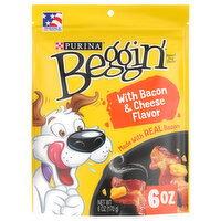 Beggin' Dog Treats, with Bacon & Cheese Flavor - 6 Ounce 