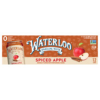 Waterloo Sparkling Water, Spiced Apple - 12 Each 