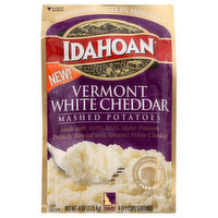 Idahoan Mashed Potatoes, Vermont White Cheddar - 4 Ounce 