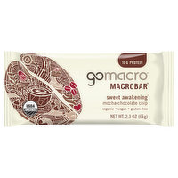 GoMacro Macrobar, Sweet Awakening, Mocha Chocolate Chip