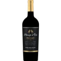 Menage a trois Dark Red Blend, Midnight, California, 2018 - 750 Millilitre 