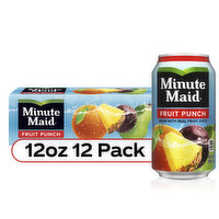 Minute Maid  Fruit Punch, Made W/ Real Fruit Juice - 12 Each 