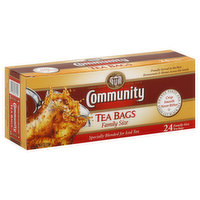 Community Black Tea, Orange Pekoe and Pekoe Cut, Family Size Tea Bags - 24 Each 