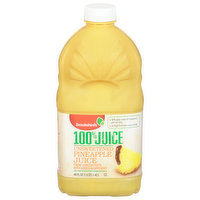 Brookshire's 100% Juice, Pineapple, Unsweetened - 48 Fluid ounce 