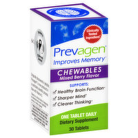 Prevagen Improves Memory, Mixed Berry Flavor, Chewables