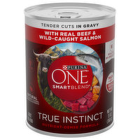 Purina One Dog Food, Adult, True Instinct, with Real Beef & Salmon