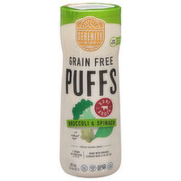 Serenity Kids Puffs, Grain Free, Broccoli & Spinach - 1.5 Ounce 