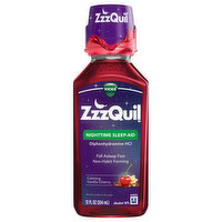Vicks Sleep-Aid, Nighttime, Calming Vanilla Cherry - 12 Fluid ounce
