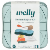 Welly Human Repair Kit, Assorted Bandages & Ointments - 42 Each