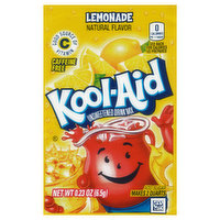 Kool-Aid Drink Mix, Lemonade, Unsweetened - 0.23 Ounce 