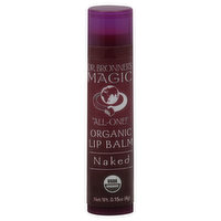 Dr. Bronner's Lip Balm, Organic, Naked - 0.15 Ounce