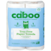 Caboo Paper Towels, Tree Free - 2 Each