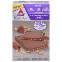 Atkins Bar, Crunchalicious, Treat - 5 Each