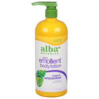 Alba Botanica Body Lotion, Unscented, Original, Very Emollient