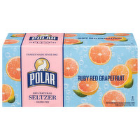 Polar Seltzer, Ruby Red Grapefruit - 8 Each 