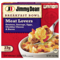 Jimmy Dean Breakfast Bowl, Meat Lovers - 7 Ounce