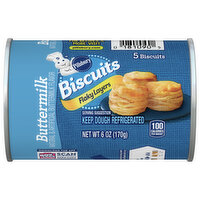 Pillsbury Biscuits, Buttermilk, Flaky Layers - 5 Each 