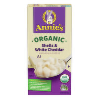 Annie's Macaroni & Cheese, Organic, Shells & White Cheddar - 6 Ounce 