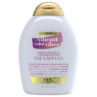 Ogx Shampoo, Strengthening & Color Retention - 13 Fluid ounce 