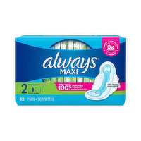 Always Pads, Flexi-Wings, Long Super, Size 2 - 32 Each