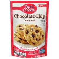 Betty Crocker Cookie Mix, Chocolate Chip - 7.5 Ounce