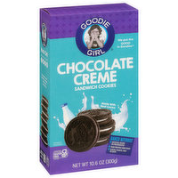 Goodie Girl Sandwich Cookies, Chocolate Creme - 10.6 Ounce 