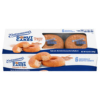 Entenmann's Donut Cakes, Cinnamon & Sugar - 6 Each 