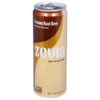 Zevia Soda, Zero Calorie, Creamy Root Beer