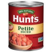 Hunt's Tomatoes, Petite, Diced - 28 Ounce 