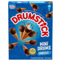 Drumstick Frozen Dairy Dessert Cones, Vanilla - 20 Each 