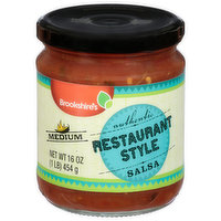 Brookshire's Salsa, Medium, Restaurant Style, Authentic - 16 Ounce 