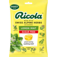 Ricola Lemon Mint, Sugar Free, Throat Drops - 45 Each 