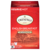 Twinings Decaffeinated English Breakfast 100% Pure Black Tea - 1.34 Ounce