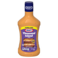 Kraft Dressing, Thousand Island, Family Size - 24 Fluid ounce 