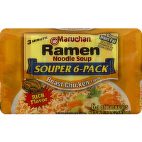 Maruchan Ramon Noodle Soup, Roast Chicken Flavor, Souper 6-Pack - 6 Each 