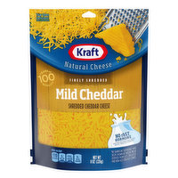 Kraft Finely Shredded Mild Cheddar Cheese - 8 Ounce 