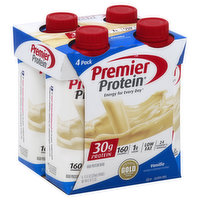 Premier Protein High Protein Shake, Vanilla, 4 Pack