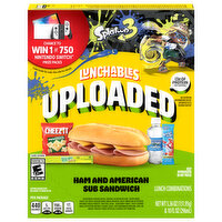 Lunchables Lunch Combinations, Ham and American Sub Sandwich - 1 Each 