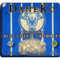 Daneko Blue Cheese Crumbles, Traditional - 6 Ounce 