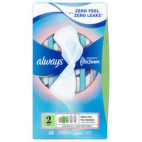 Always Pads, Heavy Flow, Unscented, Size 2 - 32 Each 