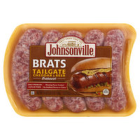 Johnsonville Bratwurst, Brats Tailgate Cheddar & Beer - 19 Ounce 