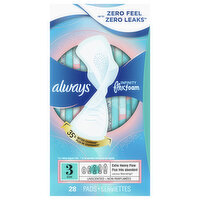 Always Pads, with Flexi-Wings, Extra Heavy Flow, Unscented, Size 3 - 28 Each 