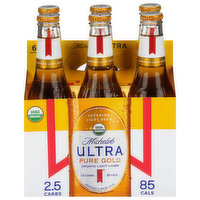 Michelob Ultra Beer, Organic, Lager, Light - 6 Each