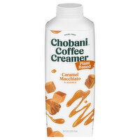 Chobani Coffee Creamer, Plant Based, Caramel Macchiato Flavored - 24 Fluid ounce