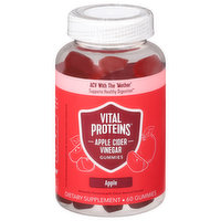 Vital Proteins Apple Cider Vinegar, Apple, Gummies - 60 Each 