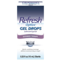 Refresh Eye Gel, Lubricant, Gel Drops, Extended Therapy