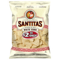 Santitas Tortilla Chips, White Corn