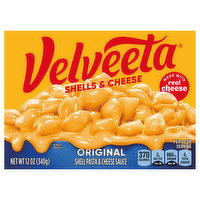 Velveeta Shell Pasta & Cheese Sauce, Original - 12 Ounce 