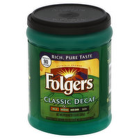Folgers Coffee, Ground, Medium, Classic Decaf - 11.3 Ounce 